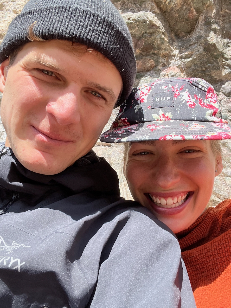 Sage and Johnny on a hike